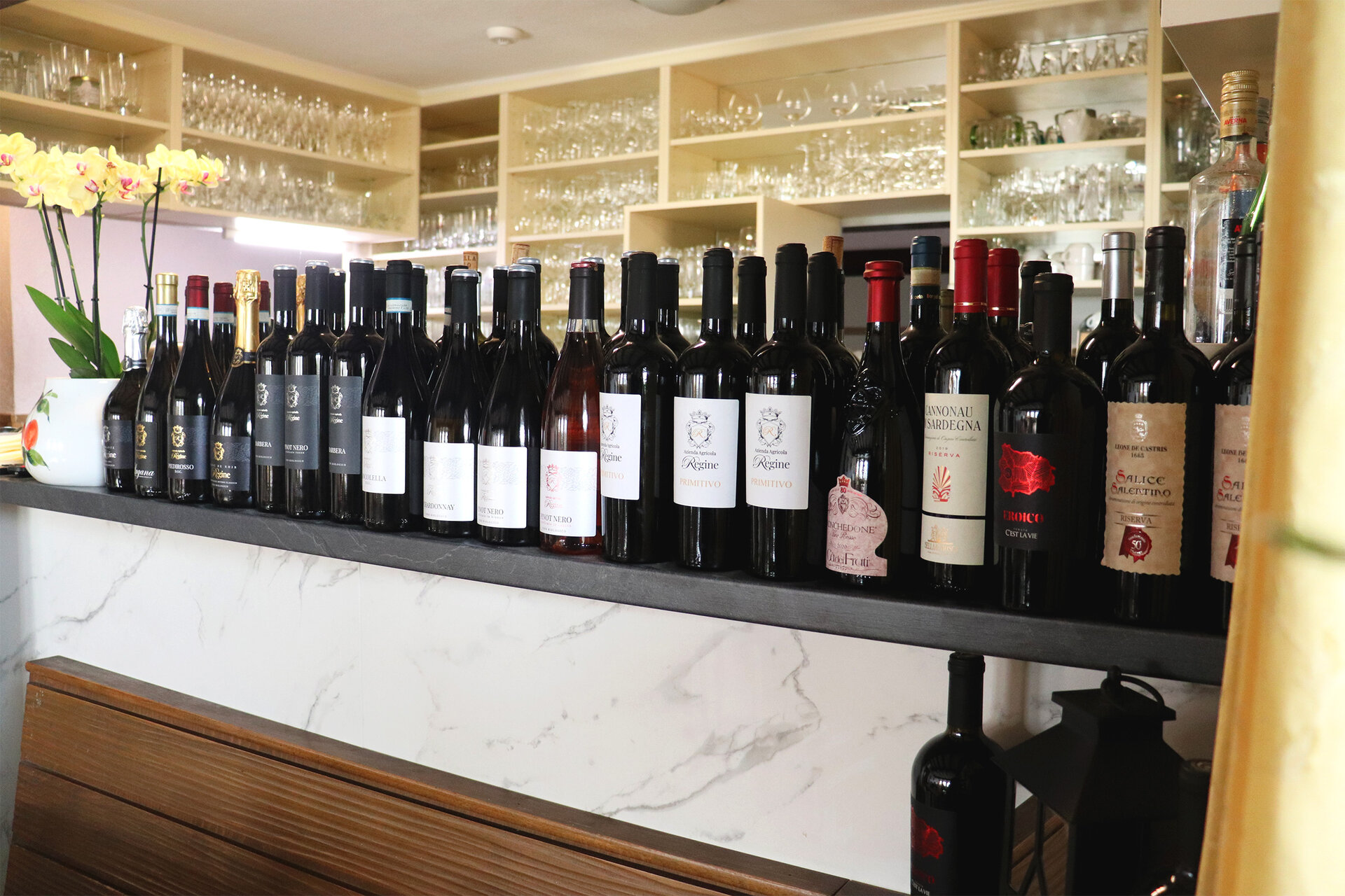 Eigene Weine aus dem Hotel-Ristorante Regina