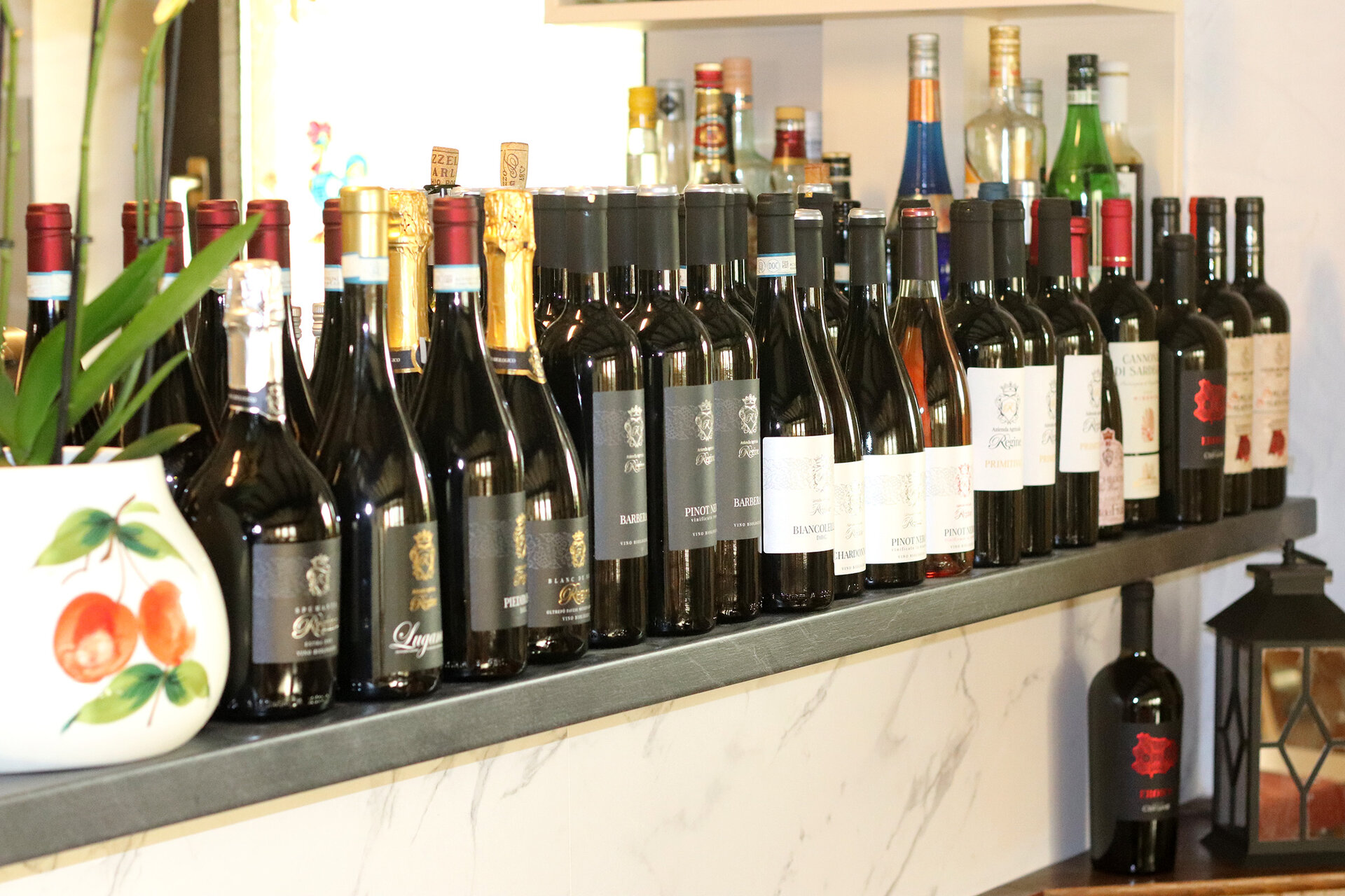 Eigene Weine aus dem Hotel-Ristorante Regina
